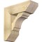 Ekena Millwork Olympic Slat Rough Sawn Bracket w/ Offset Brace, Douglas Fir, 8"W x 22"D x 22"H BKT0806X22X22OLY06RDF - alternate 1